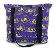 ECU Logo East Carolina University Pirates Tote Bag Cotton with WATERPROOF LINING UNDERSIDE Travel, Baby, Diapers, Sports Gym or Beach Cute Best Unique GIFT IDEA for Him Her Man Men DAD MOM Mother Woman Women Ladies