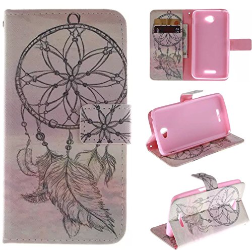 HYSJY E4 Case,Sony E4 Flip Case,Sony Xperia E4 Case - New Fashion Premium Flip Pu Leather Wallet Case Holder Cover with Stand / Card Slots for Sony Xperia E4 (E4 TX-Color1)