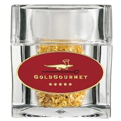 Tortendekoration Goldw�rfel-Streuer mit Flocken Blattgold