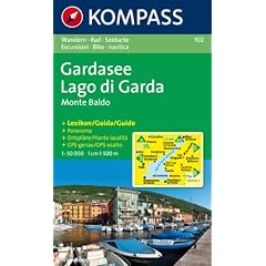 Lago di Garda, Monte Baldo: Carta escursionistica, cicloturistica, nautica. Wander-, Bike- und Seekarte. GPS-genau. 1:50.000