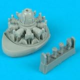 Quickboost 1/72 P47D Thunderbolt Engine for ACY