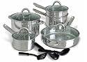 Cusine Select Abruzzo Stainless Steel 12 Piece Cookware Set