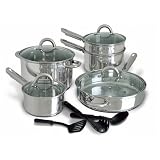 CusineSelectAbruzzoStainlessSteel12PieceCookwareSet