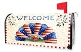 American Flag Daisy Mailbox Cover All Magnetic