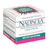 from Nadinola Nadinola Skin Discoloration Fade Cream, Extra Strength Formula, 2.25-Ounce Tub