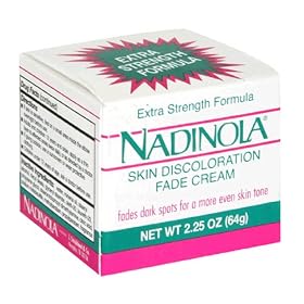 Nadinola Skin Discoloration Fade Cream, Extra Strength Formula, 2.25-Ounce Tub