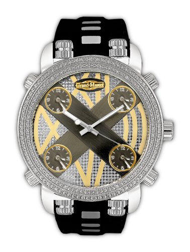 MENS DIAMOND GRAND MASTER WATCH GM5-53 NEW!!! 5 TIME ZONES
