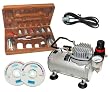 AZTEK A480 Airbrush Set A4809 ABD TC-20 Compressor