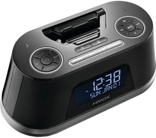HMDX HX-B710BK Freedom Bluetooth Alarm Clock with Apple Lightning Pin