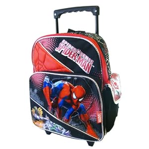 Spiderman Rolling Backpack Spider Man Wheeled