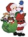 Tobin DW5184 Santa and Friends Wall Hanging Felt Applique Kit, 13 by 18-Inch