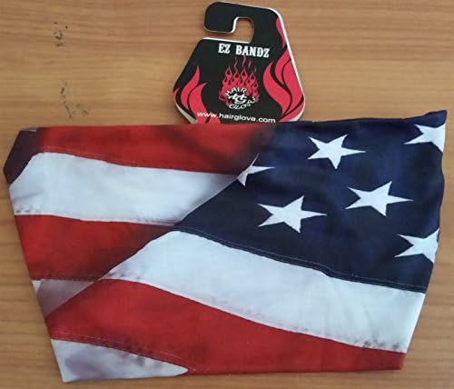 Hair Glove EZ Bandz Classic American Flag Head Band 50063