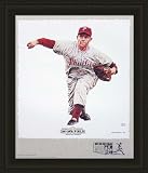 Philadelphia Phillies Framed Robin Roberts Philadelphia Phillies Lithogaph By Michael Mellett MLB Baseball