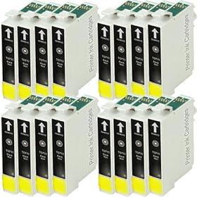 16 Compatible T0711 Black Epson Ink Cartridge for Epson Stylus B40w BX300f BX310fn BX410 BX510 BX600fw BX610fw D78 D92 D120 DX400 DX4000 DX4050 DX4400 DX 4400 DX4450 DX5000 DX5050 DX6000 DX6050 DX7000f DX7400 DX7450 DX8400 DX8450 DX9400f S20 S21 SX100 SX105 SX110 SX115 SX200 SX205 SX209 SX210 SX212 SX215 SX218 SX 218 SX400 SX405 SX405wfi SX410 SX415 SX510w SX515w SX600fw SX610fw Printers - Compatible Epson Cheetah Inks T0711 Black TO711 E- 711 ***by Printer Ink Cartridges***