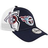 NFL Unisex Adult Tennessee Titans QB Sneak 3930 Cap (Blue, Small/Medium)