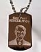 Ron Paul GOP 2012 Election Vote Revolution Political Politics Independent President Presidential Candidate Logo Symbols - Military Dog Tag Luggage Tag Key Chain Metal Chain Necklace