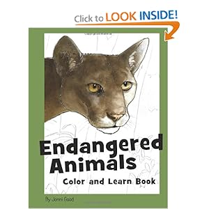 Endangered Animals Color and Learn Book: Th