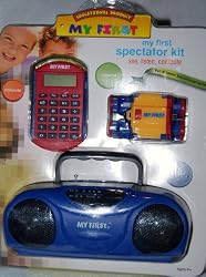 My First Spectator Kit - 3x20 Binoculars, AM/FM Radio, Calculator