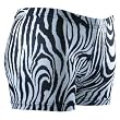 Gem Sports Zebra Print Sublimated Volleyball Spandex Shorts - SIZE: Medium