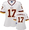 Jason Campbell White Reebok Replica Washington Redskins Women's Jersey