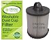 Eureka DCF-21 Filter; Long-Life WASHABLE, REUSABLE and Allergen Filtration, Compare With Eureka DCF21 Part # 67821, 68931, 68931A, EF91, EF-91, EF-91B