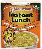 Maruchan Instant Lunch, Hot and Spicy Chicken, 2.25-Ounce Packages (Pack of 12)