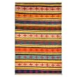 EXP 5' x 2'6" Hand-Knotted Tibetan Wangden Crosses Wool Area Rug