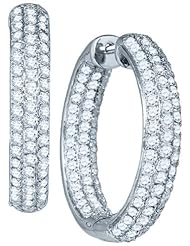 3.02CTW DIAMOND MICRO-PAVE EARRINGS