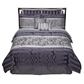 Leaves Bed in a Bag - Silver/ White
