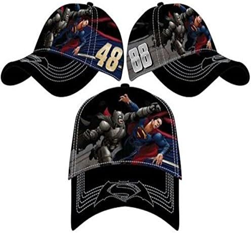 2016 DALE EARNHARDT JR &amp; JIMMIE JOHNSON BATMAN VS SUPERMAN DUAL HAT
