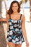 Beach Belle® Aqua Splash Plus Size Lingerie Swimdress - Women's Swimwear