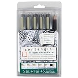 Sakura 50011 11-Piece Zentangle Clamshell Pencil Set ~ Sakura