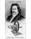 Photographic Print of Elias Howe, American sewing machine pioneer, (c1924) from Heritage-Images