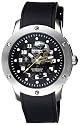 Rotary 500C Gents Automatic Black Feature  Rubber Strap Watch