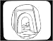 Mouse Pad with black and white, Caribbean, entrance, Carlos III, wall, archway, Cuba, bridge, Havana