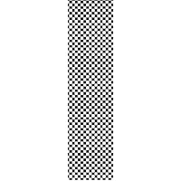 Black Diamond Skateboard Grip Tape Sheet White Checkers