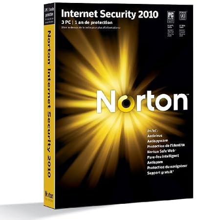Norton internet security 2010 (3 postes, 1 an)