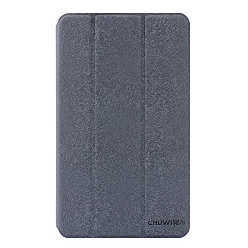 Chuwi® Hi8 Vi8 Hi8-pro Vi8-pro Case Original Ultra Thin Pu Leather Folding Folio Solid Tablet Case Protective Case Stand for Hi8 Vi8 Hi8-Pro Vi8-Pro Cover (Gray)