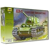 Assembly Model: Soviet Tank KV-1 [Assembly model. The set contains: model, glue, paint, a brush, and instructions for assembly. Working with the assembly model develops a childs intellectual and instrumental capabilities, diligence, imagination, and constructive thinking. With the help of the given set, you will assemble a model of the mighty Soviet tank KV-1. Appearing on the front in the first months of World War II, the mighty KV-1 tank stunned soldiers and officers of the Verkhmat. The machine possessed powerful armory, and none of the opposing regular weaponry found in the Verkhmat's armory during this period could break the armory of the KV-1 tank. The tanks wide caterpillar tracks and powerful motor allowed it to bulldoze through zones of the region that were impassible for other machinery]