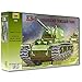 Assembly Model: Soviet Tank KV-1 [Assembly model. The set contains: model, glue, paint, a brush, and instructions for assembly. Working with the assembly model develops a child's intellectual and instrumental capabilities, diligence, imagination, and constructive thinking. With the help of the given set, you will assemble a model of the mighty Soviet tank KV-1. Appearing on the front in the first months of World War II, the mighty KV-1 tank stunned soldiers and officers of the Verkhmat. The machine possessed powerful armory, and none of the opposing regular weaponry found in the Verkhmat's armory during this period could break the armory of the KV-1 tank. The tank's wide caterpillar tracks and powerful motor allowed it to bulldoze through zones of the region that were impassible for other machinery]