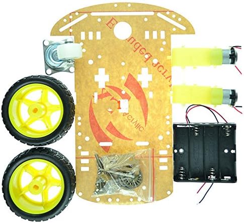 2WD Smart Robot Car Chassis Kit/Speed encoder Battery Box Arduino 2 motor 1:48