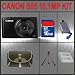 Canon PowerShot S95 Digital Camera + Huge Accessories Package Including 16GB SDHC Memory Card + NB-6L Extra Replacement Li-ion Battery Pack + Hi-Speed SD Card Reader + Table Top Tripod + Carrying Case + Kit
