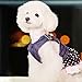 ROPALIA Summer Puppy Pet Dog Cat Denim Strap Dress Polk Dot Jumpsuit Clothes XXS