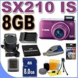 Canon PowerShot SX210IS 14.1 MP Digital Camera w/ 14x Wide Angle Optical IS ....