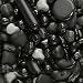 Czech Glass Bead Mix Assorted Shapes Black Mixed (2 Ounce)