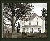 Grandma's House by Billy Jacobs Primitive Folk Art Americana 17.5x13.5 in Framed Art Print Picture