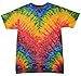 Tie Dyes Men's Tie Dyed Performance T-Shirt H1000 Spider-woodstock-xl