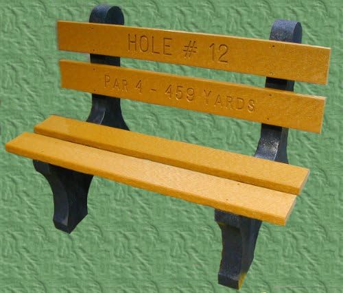Engineered Plastic Systems TSB4 Trail 4ft Side Bench in Ceder - with Plastic Legs