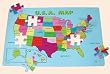 Edushape 54 Piece USA Floor Map