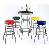 Classical Designed Chrome Bar Table by 
